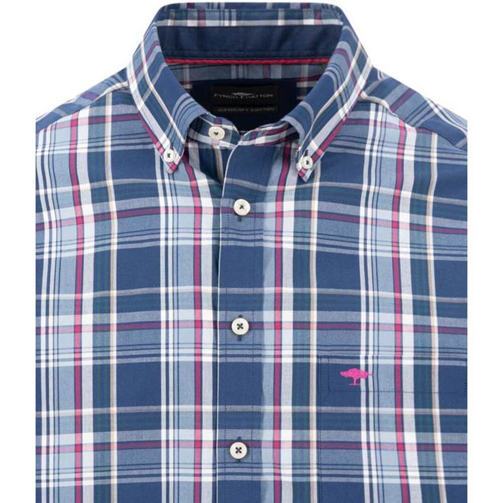 Fynch-Hatton Dark Multicolour Check Shirt